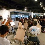 大盛況だった、東京初の日本ダウン症協会のイベントでの演奏
